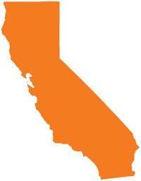 Best States to Practice - California