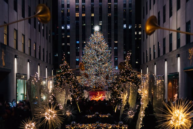 NYC Christmas tree | © jonbilous - stock.adobe.com