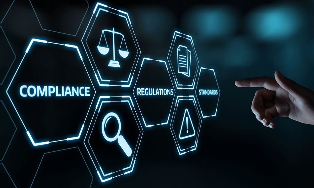 regulatory compliance standards hand