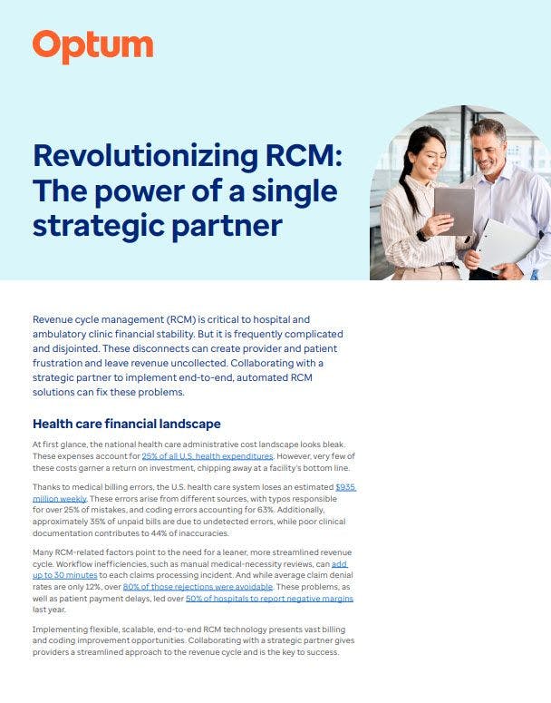 Revolutionizing RCM: The power of a single strategic partner