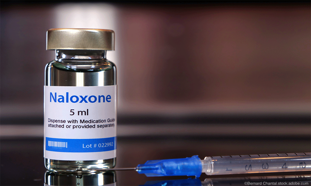 naloxone vial and syringe