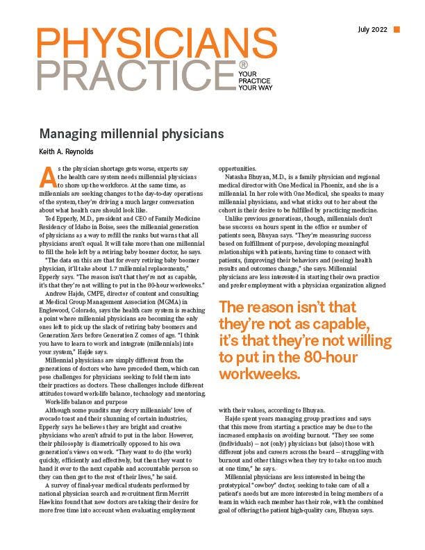 Physicians Practice 2022 Newsletter