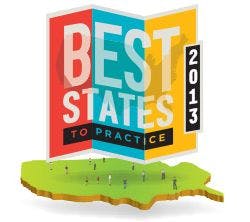 Best States to Practice 2013