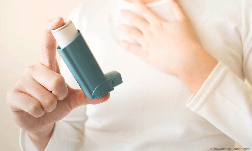 asthma inhaler patient
