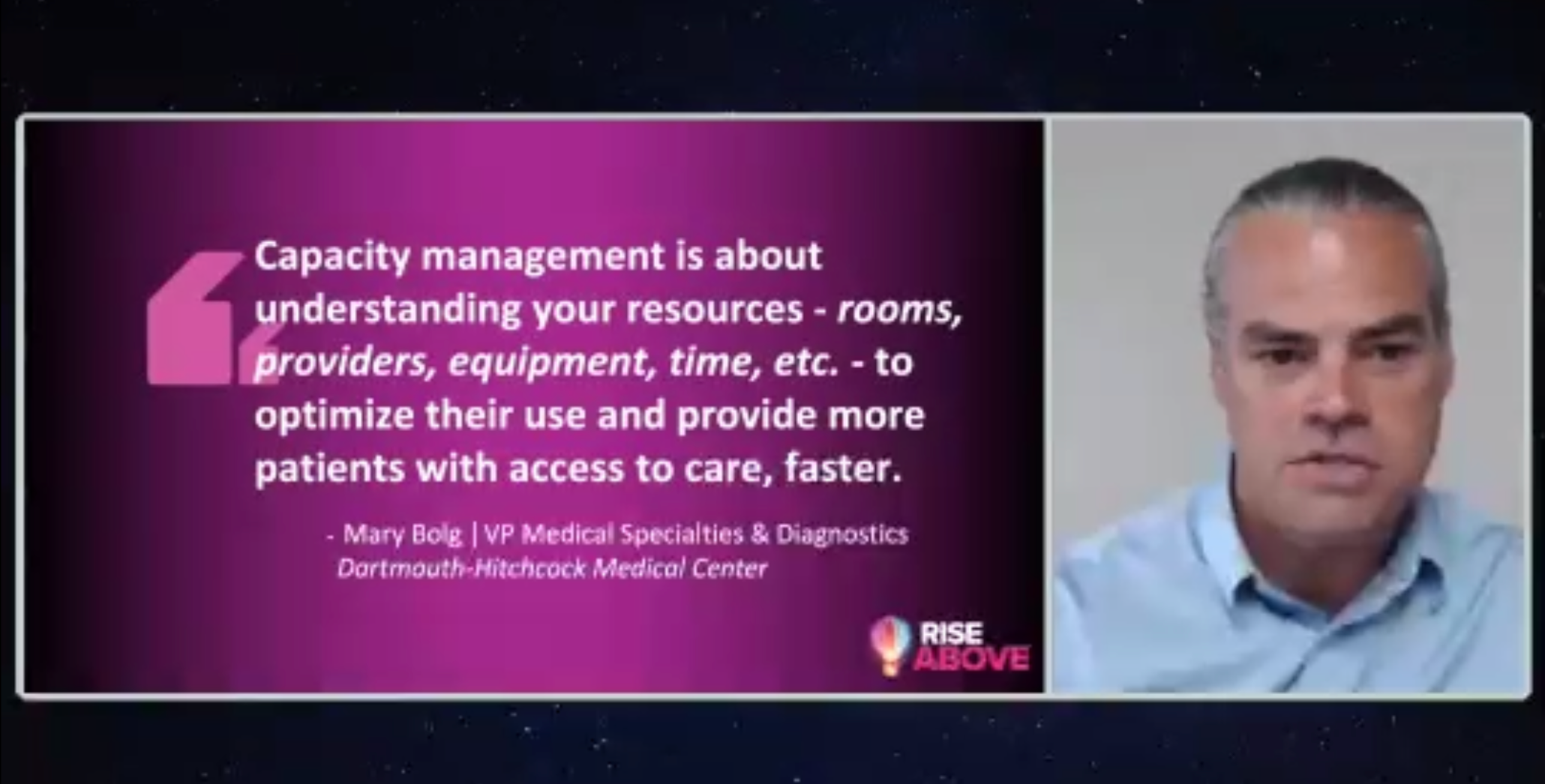 MGMA 2020: Using technology to manage capacity in the time of COVID-19