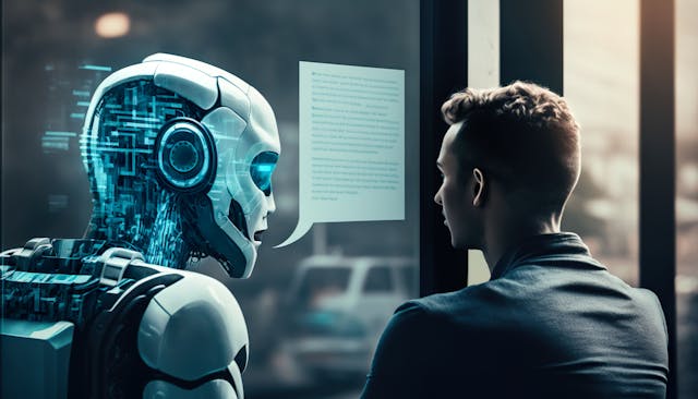 AI talk robot | © Limitless Visions - stock.adobe.com