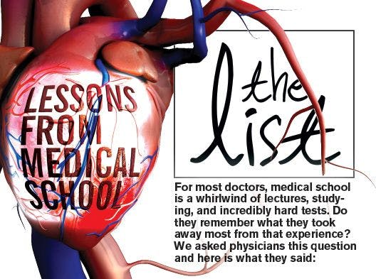 Physicians Share Biggest Lessons from Medical School