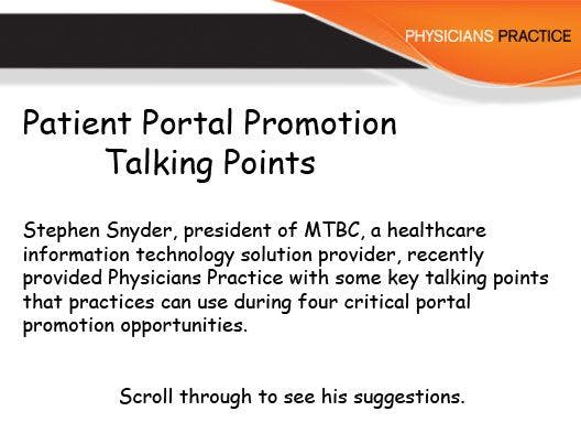 Patient Portal Promotion Talking Points to Use at Your Practice