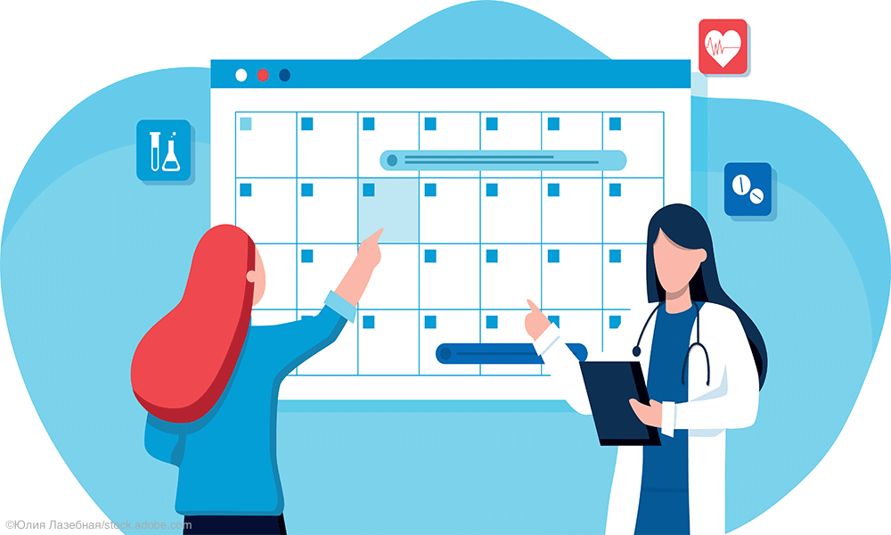 physician calendar planning
