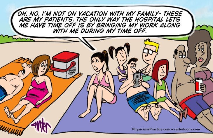 How physicians take vacations 
