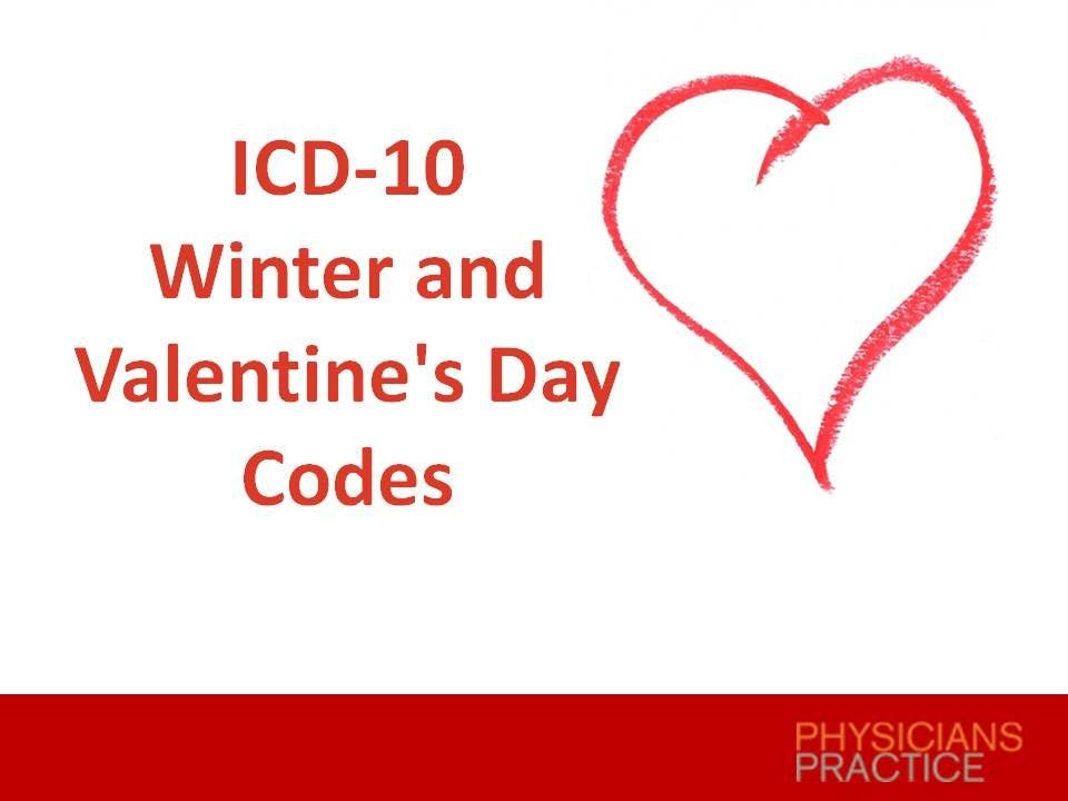 ICD-10 Winter and Valentine's Day Codes