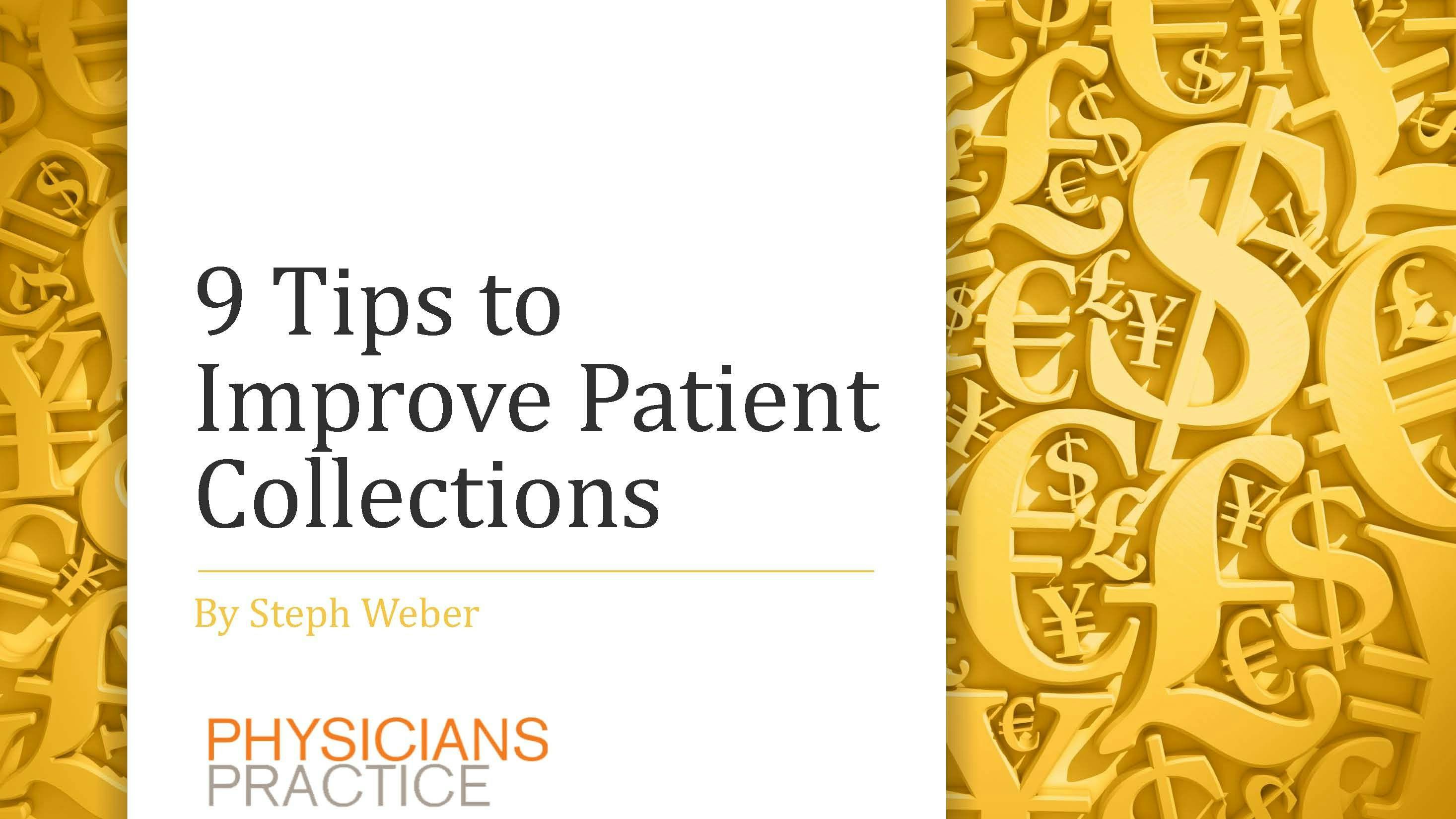 9 Tips to Improve Patient Collections 